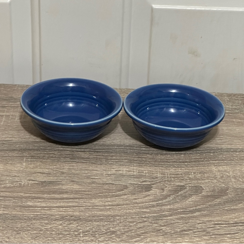 Homer Laughlin  Fiesta‎ Lapis Blue  Salsa Bowl 10970452 Set Of 2